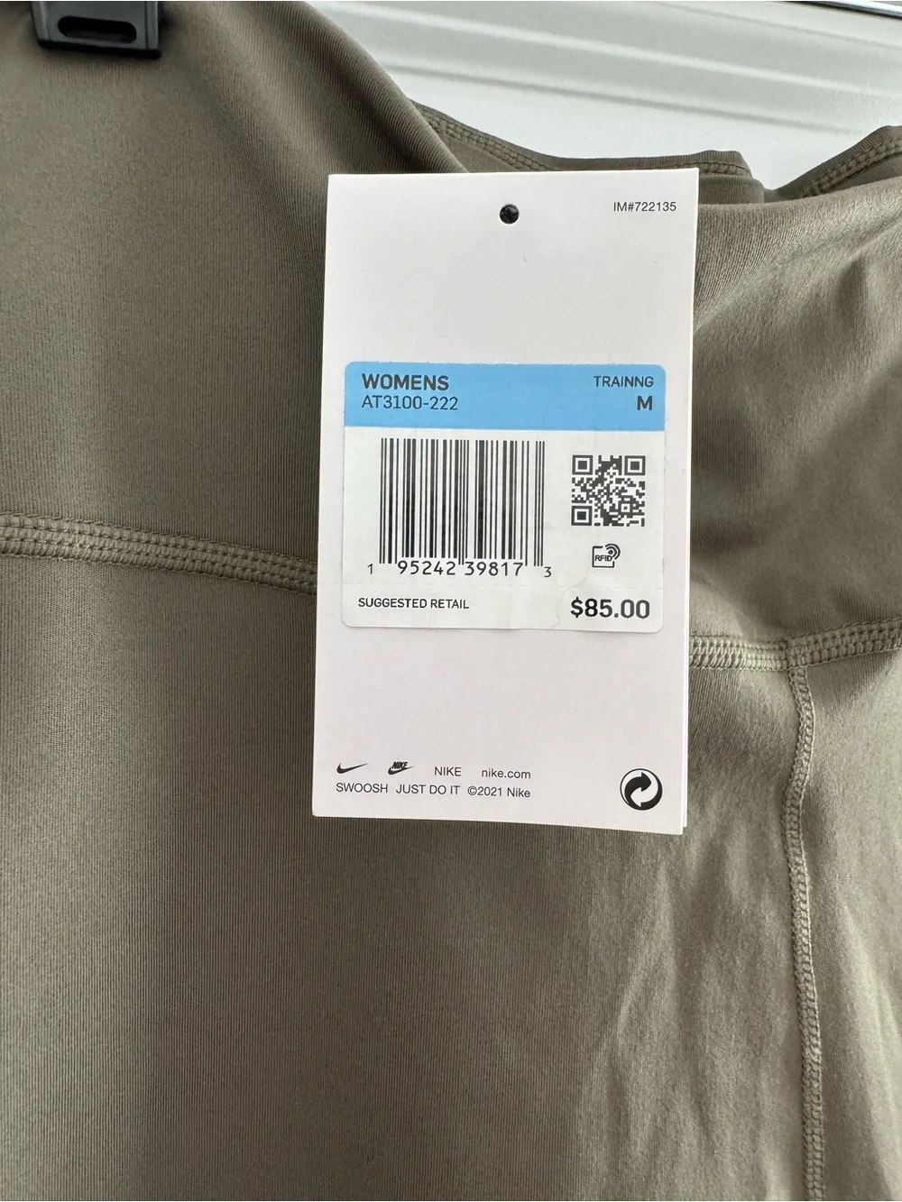 Nike Women's High-Waist Leggings in Olive